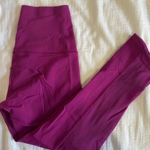 magenta size 2 lululemon leggings, lightly worn
